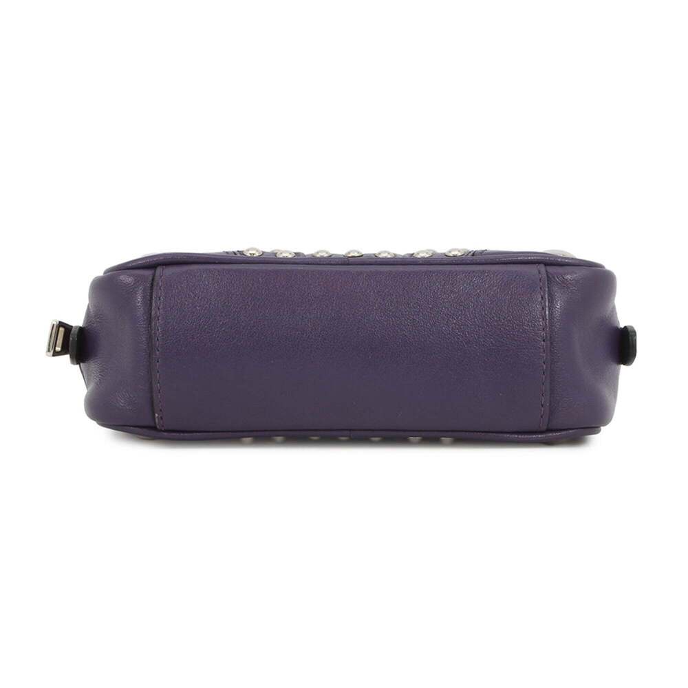 PRADA Purple Leather Shoulder Bag - Picture 3 of 16